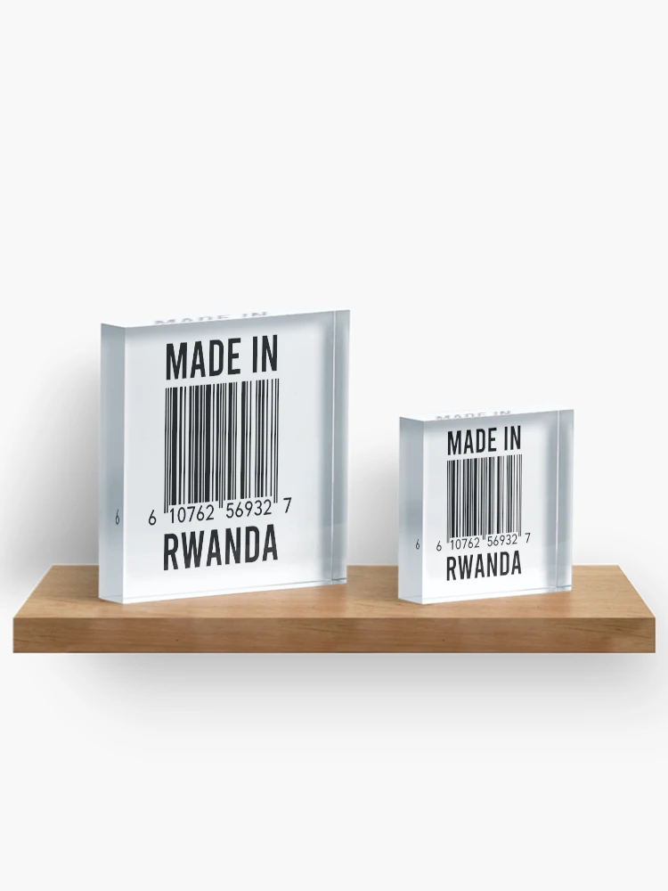 Thumbnail 3 of 5, Acrylic Block, Made In Rwanda designed and sold by RandomStuffShop.