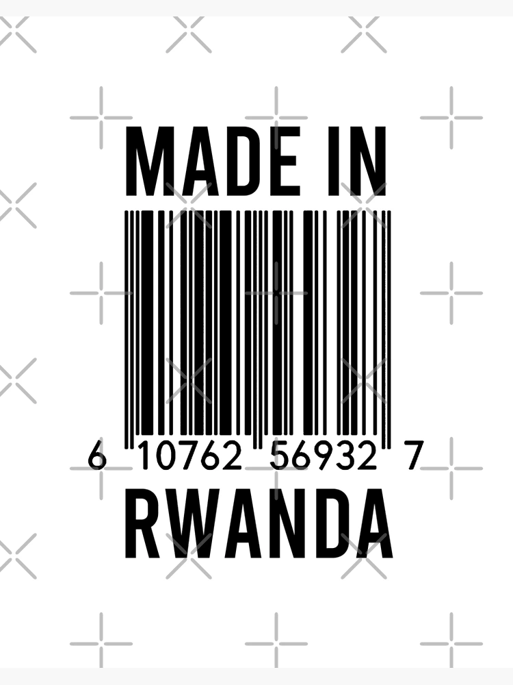 Thumbnail 2 of 2, Art Board Print, Made In Rwanda designed and sold by RandomStuffShop.