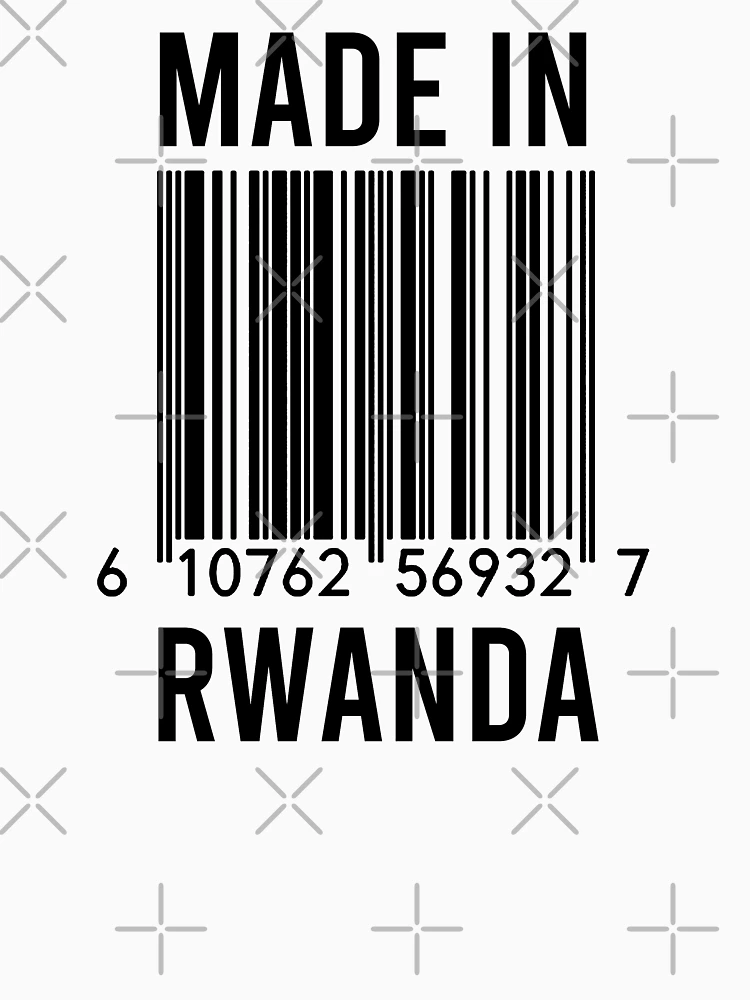 Thumbnail 7 of 7, Classic T-Shirt, Made In Rwanda designed and sold by RandomStuffShop.
