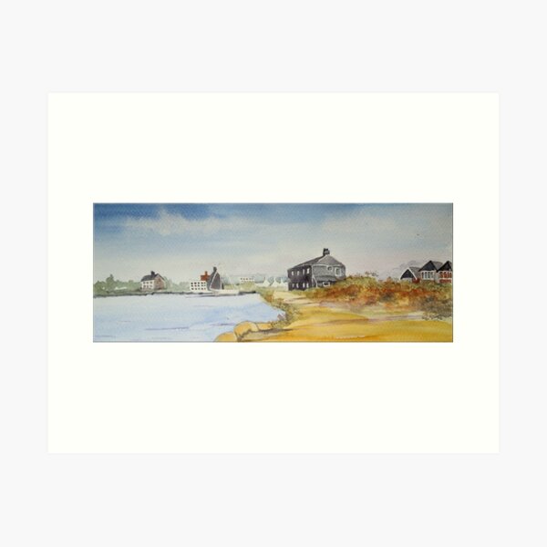 The Black House - Mudeford, Christchurch, Dorset Art Print