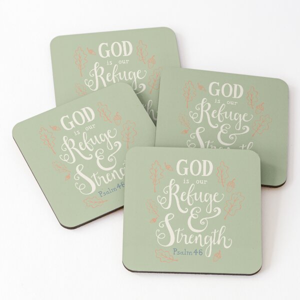Item preview, God is our Refuge and Strength - Psalm 46 designed and sold by abi bryan design.