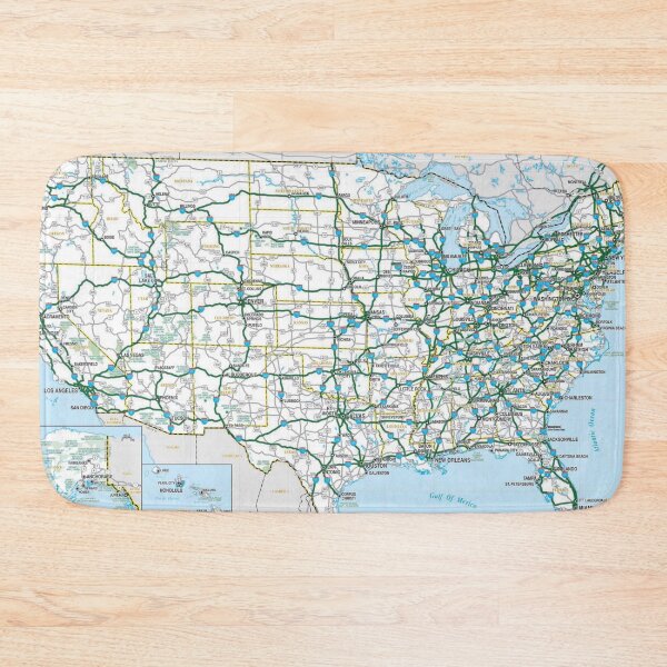 Item preview, US Highways Roadmap designed and sold by WanderingLife.
