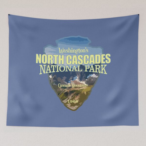 Item preview, North Cascades National Park (arrowhead) designed and sold by curranmorgan.