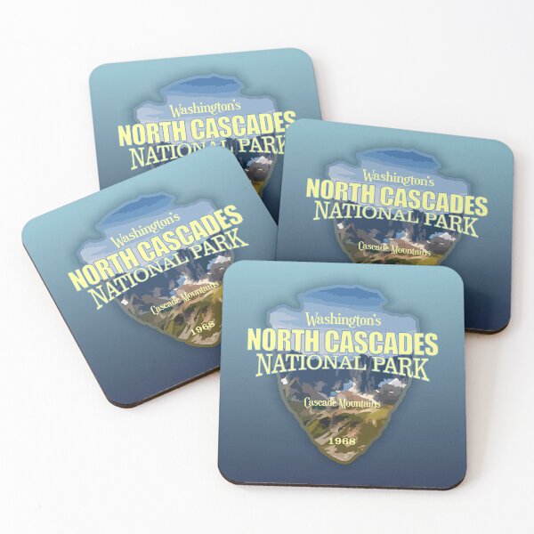 Item preview, North Cascades National Park (arrowhead) designed and sold by curranmorgan.