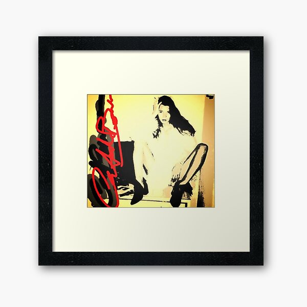 Kate Moss Super Model Framed Art Print