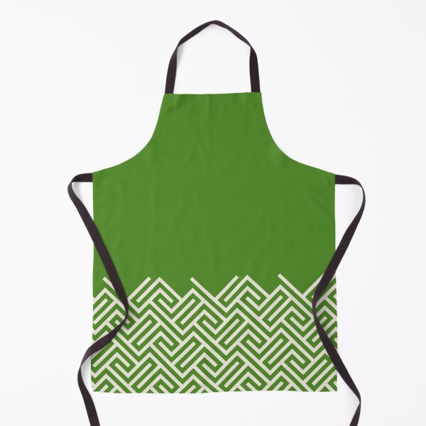 Item preview, Classic Geometric Tile Pattern | Green & White Duotone designed and sold by ukoko.