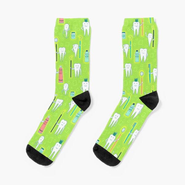 Dentalhygieniker Werkzeuge des Handels Socken