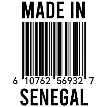 Artwork thumbnail, Made In Senegal by RandomStuffShop