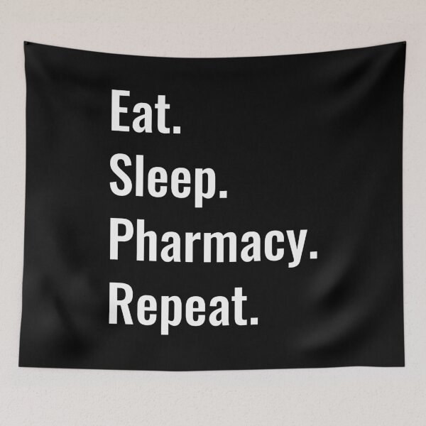 Item preview, Eat Sleep Pharmacy Repeat designed and sold by manishfzr1995.