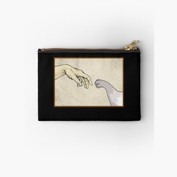 Item preview, Michelangelo Cat Creation Of Adam Funny Art designed and sold by Lenny Stahl.
