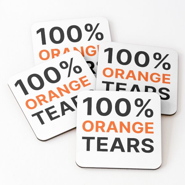 Item preview, 100% Orange Tears  designed and sold by SlickioDesigns.
