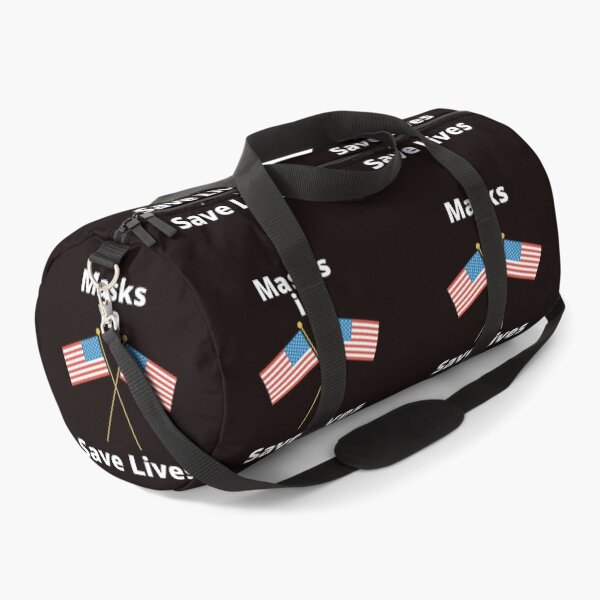 Item preview, Mask in USA Save Lives with the Black Background designed and sold by Vero De.