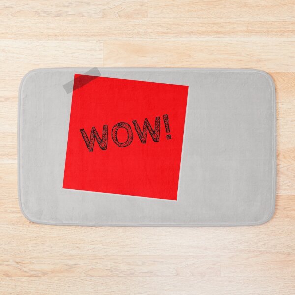 Item preview, Wow! Red Sicky Note designed and sold by Zero-Infinite.
