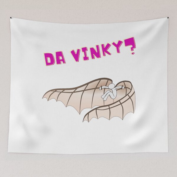 Item preview, Da Vinky? Ornithopter Meme Pink designed and sold by LuckyKermit.