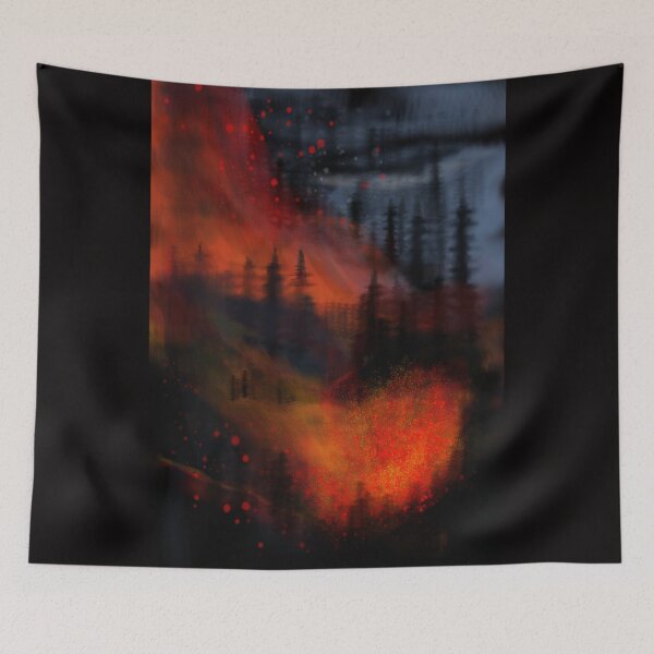 Item preview, burning forest designed and sold by The-overthinker.