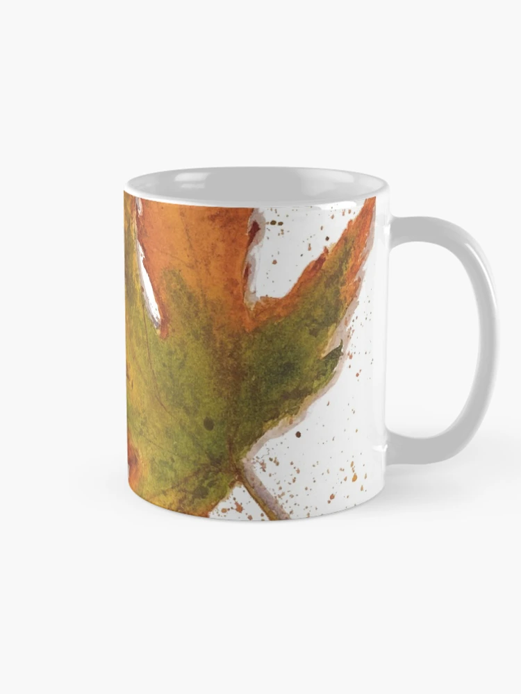 Thumbnail 3 of 6, Coffee Mug, Fall leaf designed and sold by JavaLisa.