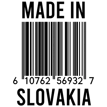 Artwork thumbnail, Made In Slovakia by RandomStuffShop