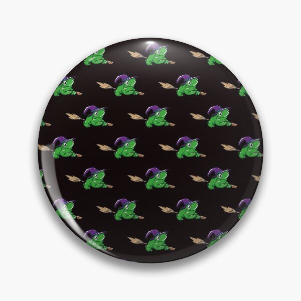 Item preview, Frog Witch on Broom designed and sold by Whynot123.