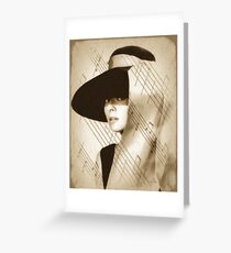 Audrey Hepburn Vintage Greeting Card