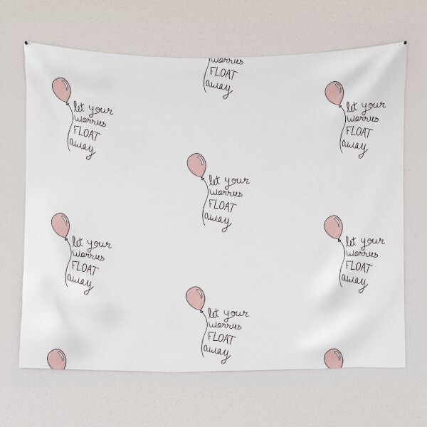 Item preview, Let your worries float away balloon  designed and sold by Christiana Nicole.