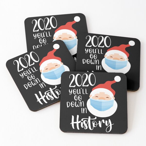Item preview, 2020 You'll Go Down In History Santa Claus with Mask designed and sold by RobomShop.
