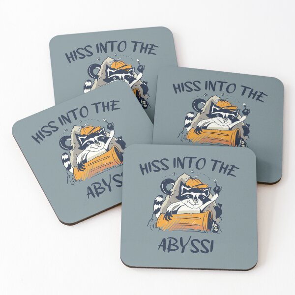 Item preview,  Hiss Into The Abyss - raccoon gift designed and sold by abdellaoui.