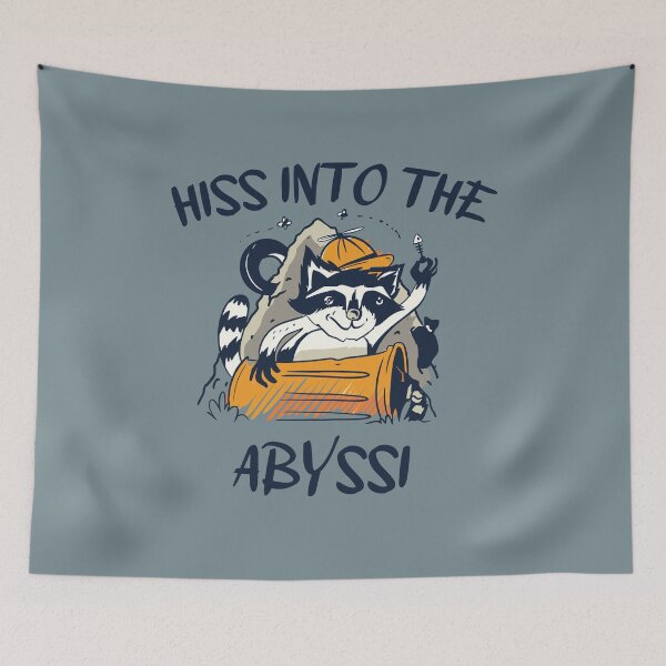 Item preview,  Hiss Into The Abyss - raccoon gift designed and sold by abdellaoui.