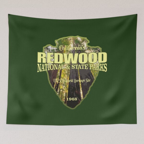 Item preview, Redwood National Park (arrowhead) designed and sold by curranmorgan.
