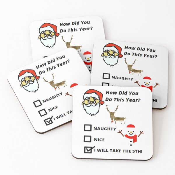 Item preview, NAUGHTY NICE CHRISTMAS designed and sold by MuscleCarTs.