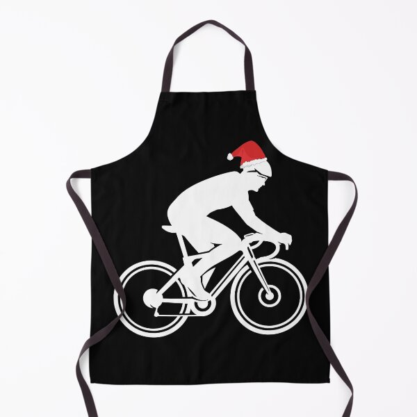 Item preview, Cyclist Road Bike Silhouette Santa Hat designed and sold by playloud.