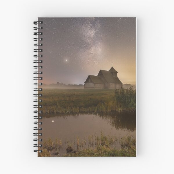 Item preview, Fairfield St. Thomas Becket Church at night designed and sold by rogerstanger.