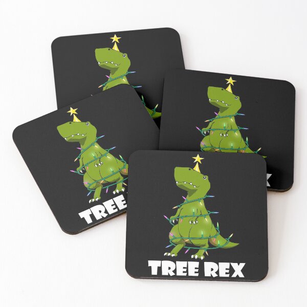 Item preview, Christmas Tree Rex Trex cute dinosaur designed and sold by MGO-Design.