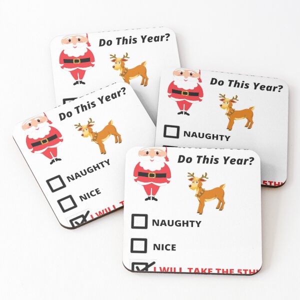 Item preview, NAUGHTY NICE CHRISTMAS designed and sold by MuscleCarTs.