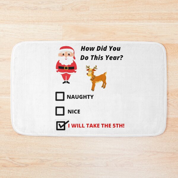 Item preview, NAUGHTY NICE CHRISTMAS designed and sold by MuscleCarTs.