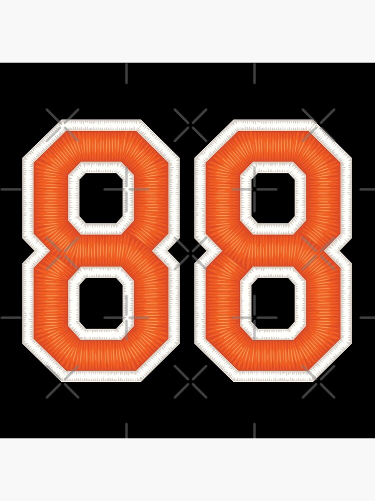 88 Black Jersey Sports Number Eighty-Eight Football 88 Coach A-Line Dress | Redbubble