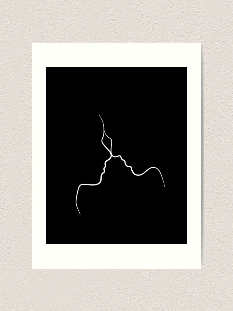 Lámina artística «Dibujo lineal de caras de pareja en negro - Cariño» de Odyanne | Redbubble Lámina artística «Dibujo lineal de caras de pareja en negro - Cariño» de Odyanne | Redbubble