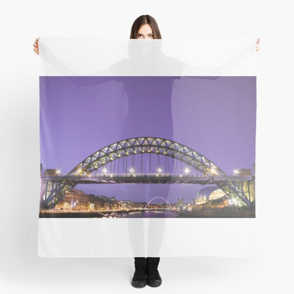 'Tyne Bridge at Night' Scarf