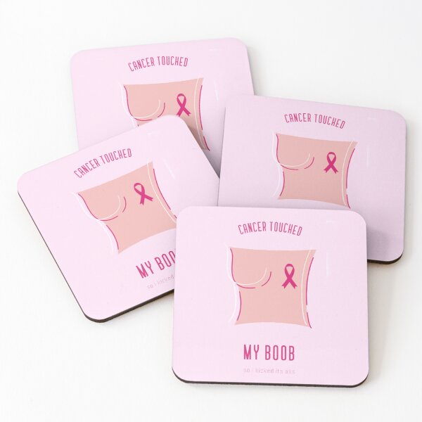 Item preview, Cancer Touched My Boob So I Kicked It's Ass designed and sold by Essoly.