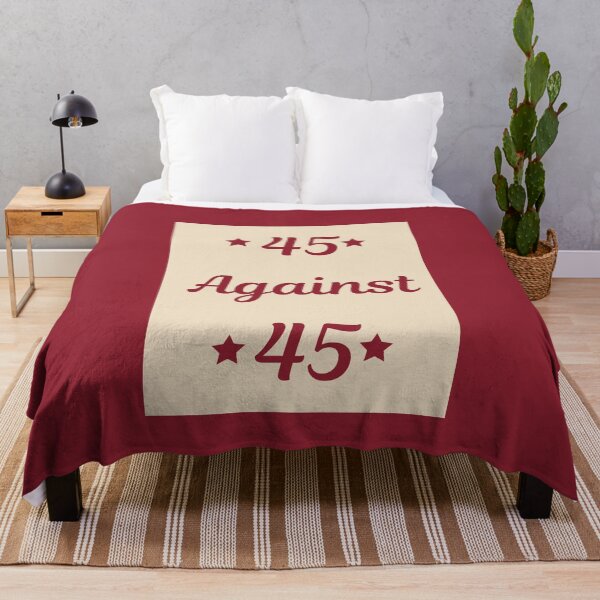 Item preview, 45 Against 45 , Funny Anti Donald Trump Gift Idea , Funny Vintage Election Gift For dad designed and sold by BECOOOL.