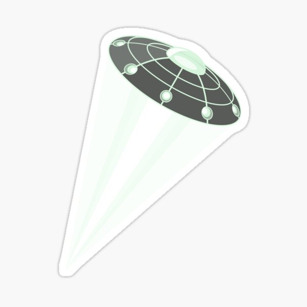 Alien UFO Sticker