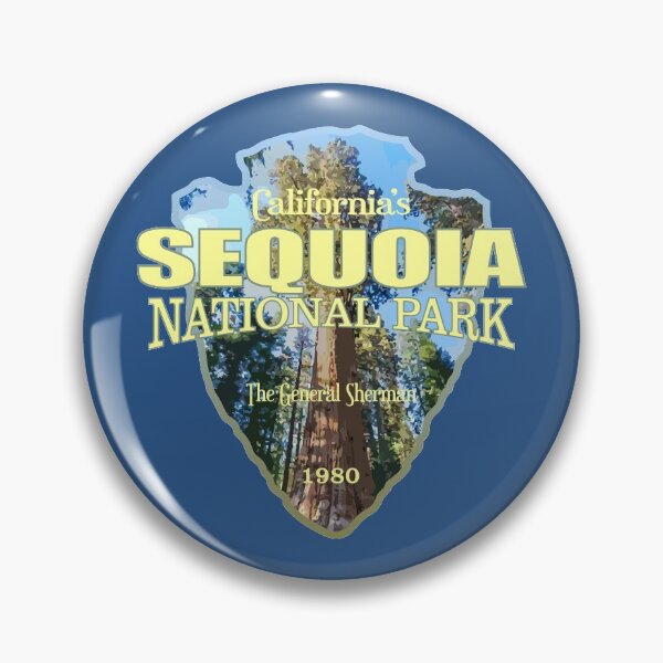 Vista previa del artículo con la obra «Parque Nacional Sequoia (punta de flecha)», diseñado y vendido por curranmorgan.