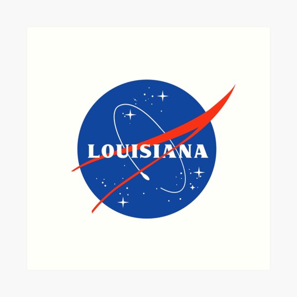 Item preview, Louisiana Astronaut designed and sold by Novel Gifts.