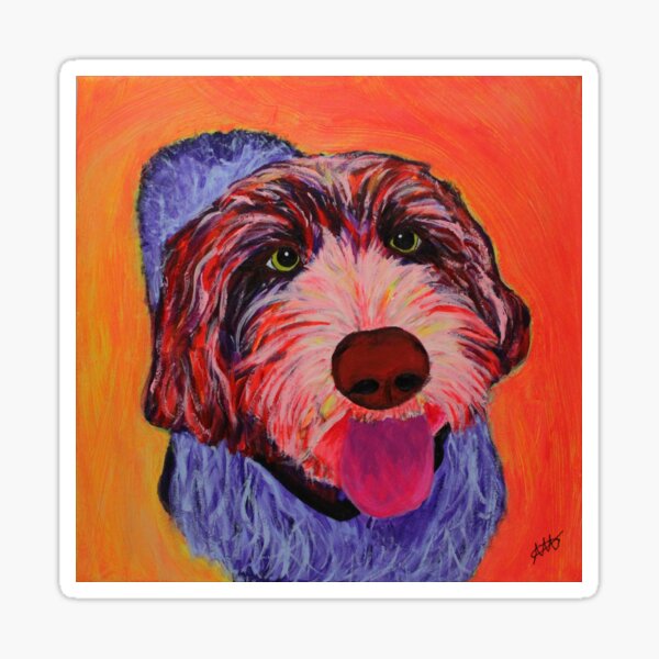 Stickers Sur Le Theme Chien Qui Rit Redbubble