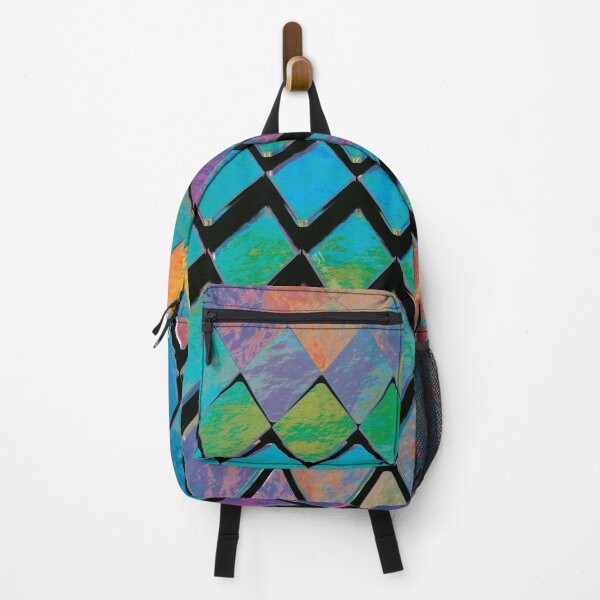 Item preview, Wave of Colored Metallic Rhombuses - blue designed and sold by hiki-komori.