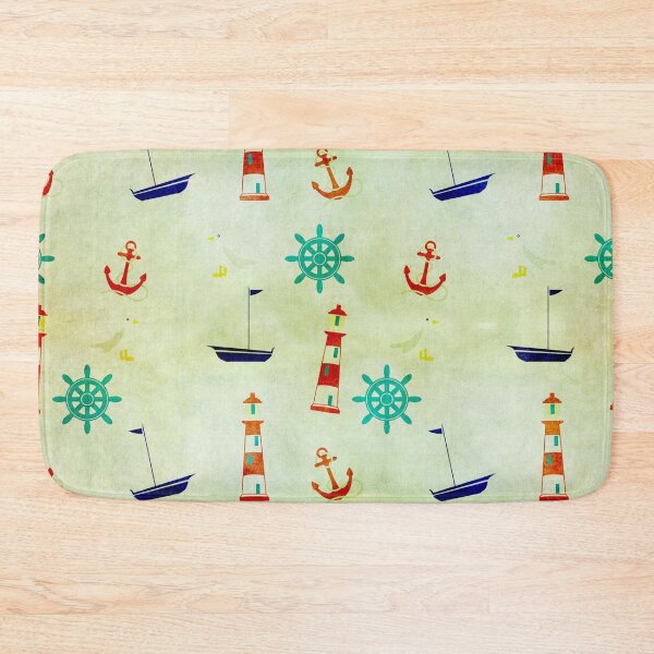 Item preview, seafarer lighthouse and anchor designed and sold by 42youbest.