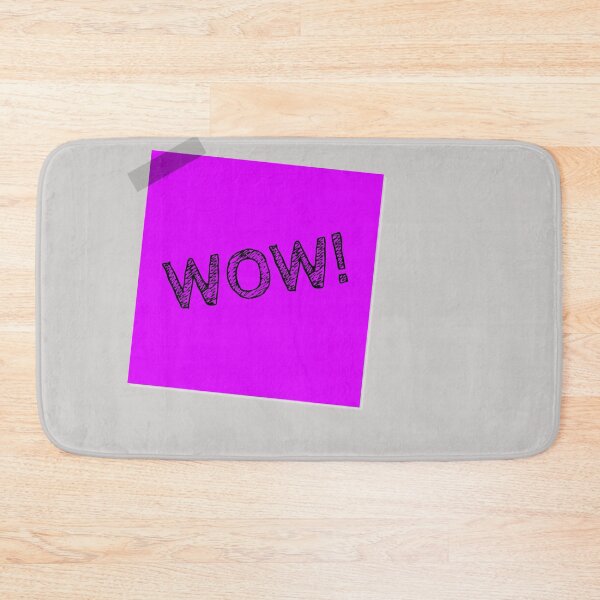 Item preview, Wow! Purple Sicky Note designed and sold by Zero-Infinite.