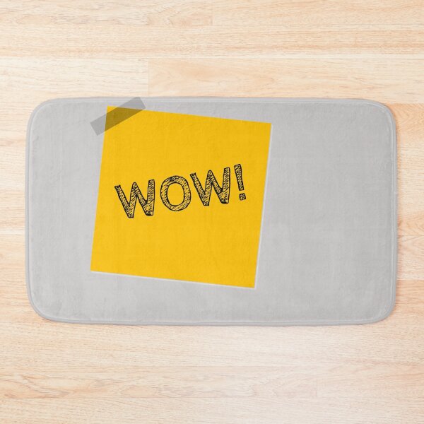 Item preview, Wow! Yellow Sicky Note designed and sold by Zero-Infinite.