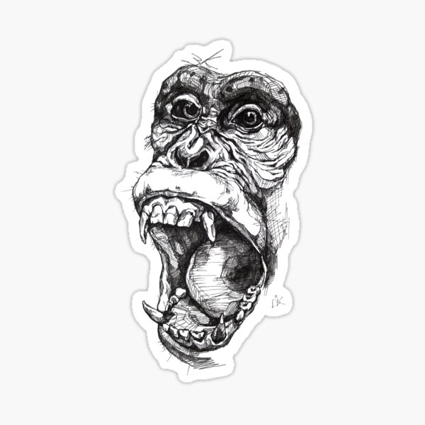 Lilo yawning Sticker