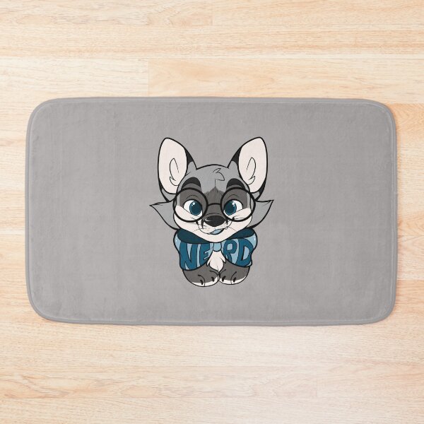 Item preview, FOX NERD TEE - silver designed and sold by MADSHYARTS.
