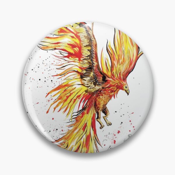 Item preview, Inky Phoenix designed and sold by SplatterInkArt.